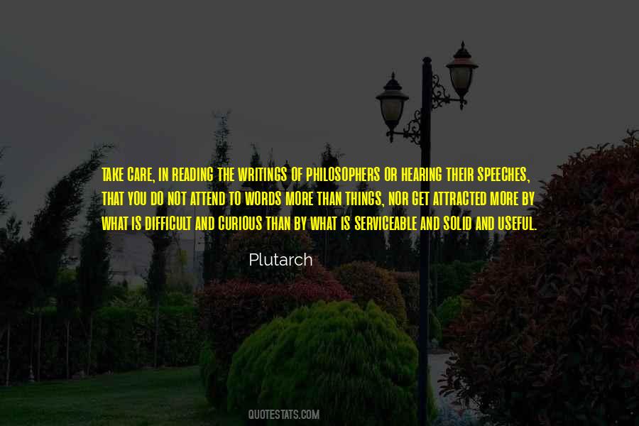 Quotes About Plutarch #119320