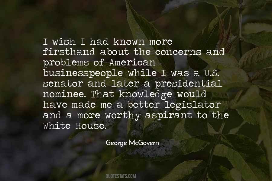 Quotes About George Mcgovern #1304331