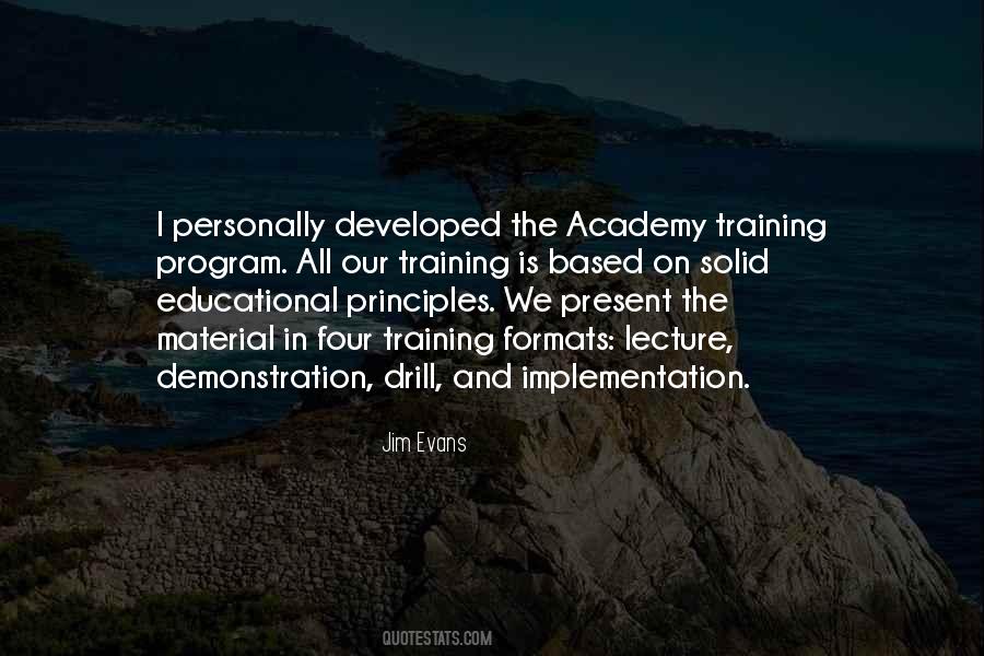 Training Program Quotes #1756940