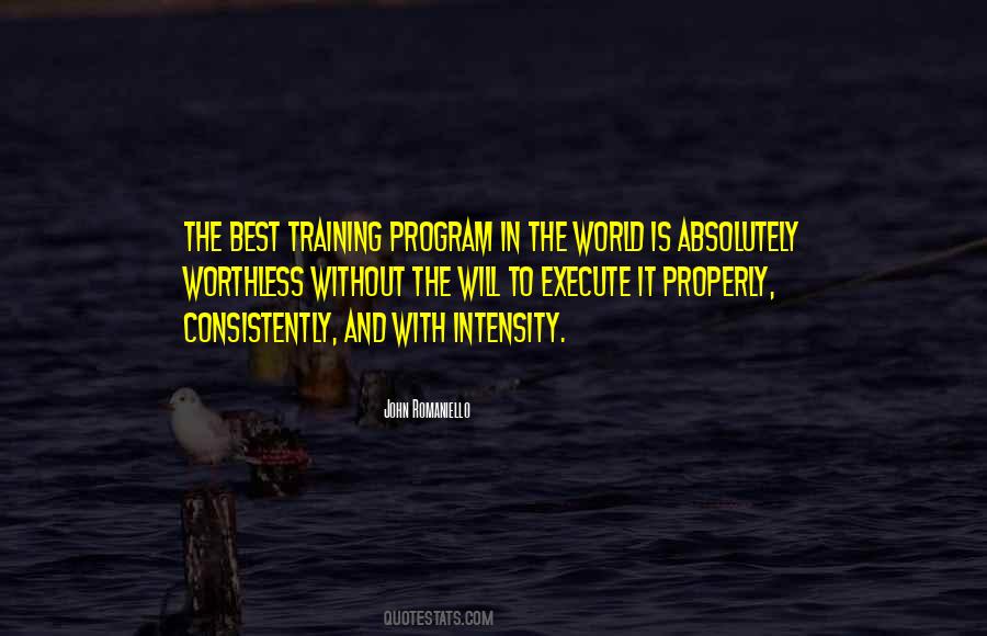 Training Program Quotes #195967