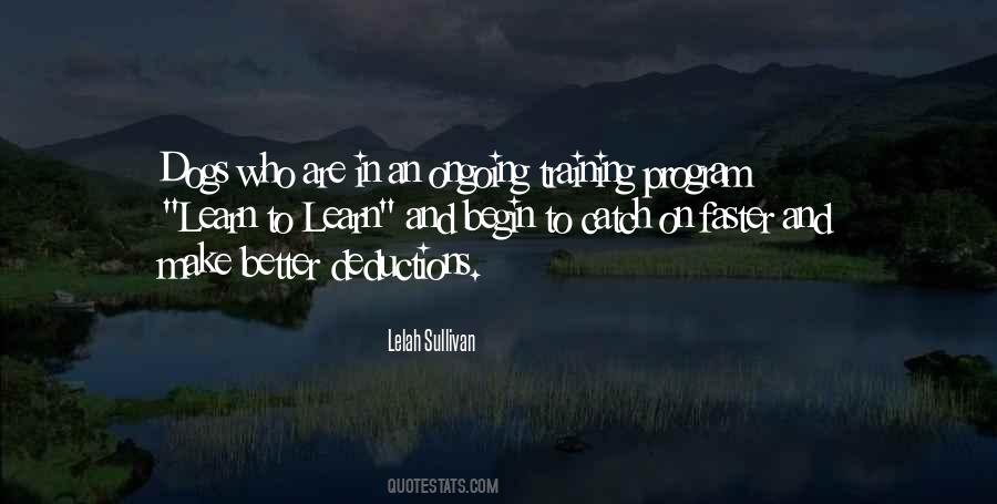 Training Program Quotes #847004