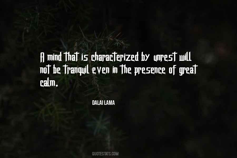 Tranquil Mind Quotes #1103939