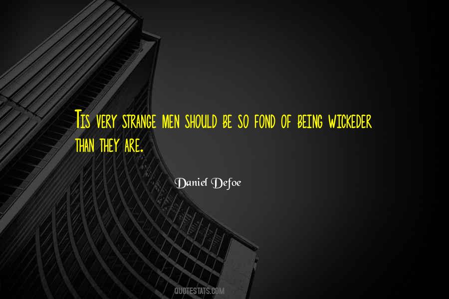 Quotes About Being Strange #137711