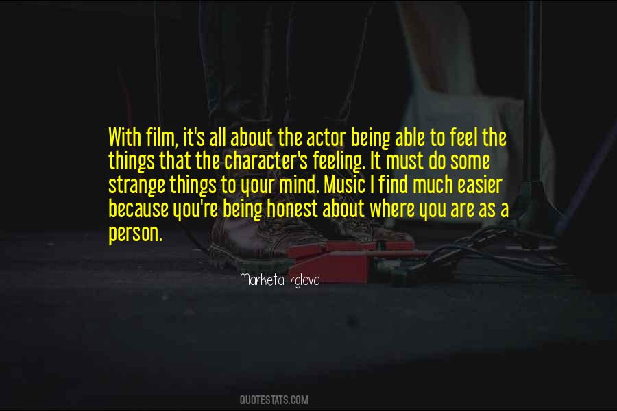 Quotes About Being Strange #291321
