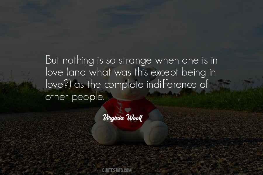 Quotes About Being Strange #30974