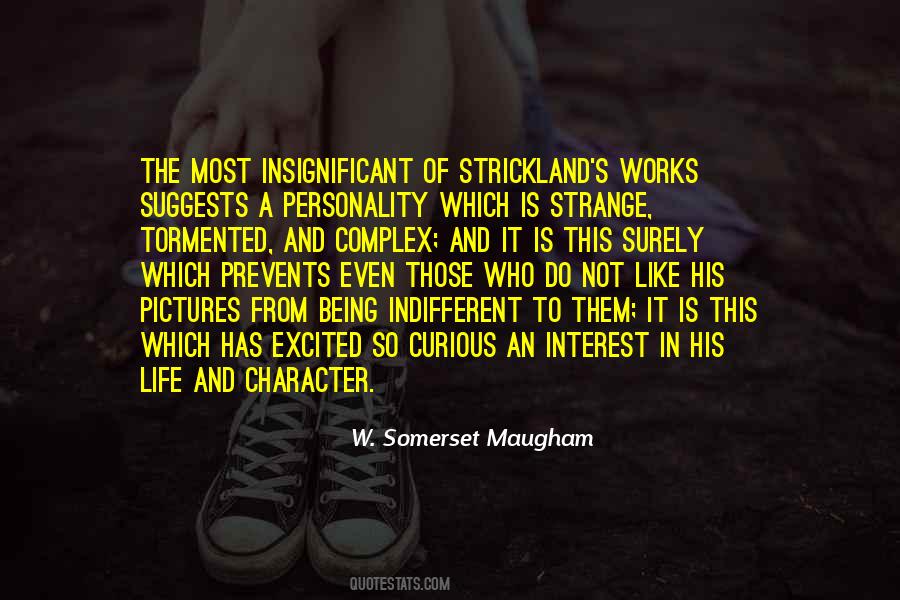 Quotes About Being Strange #368563