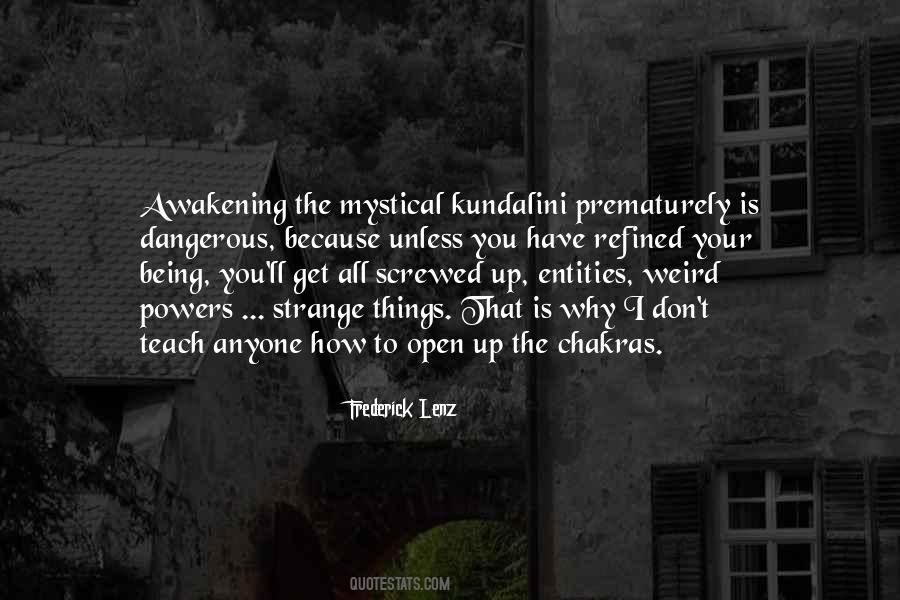 Quotes About Being Strange #426378