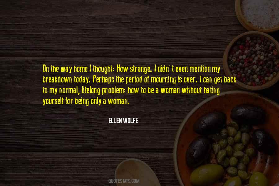 Quotes About Being Strange #596477