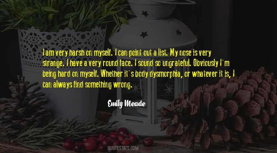 Quotes About Being Strange #693269