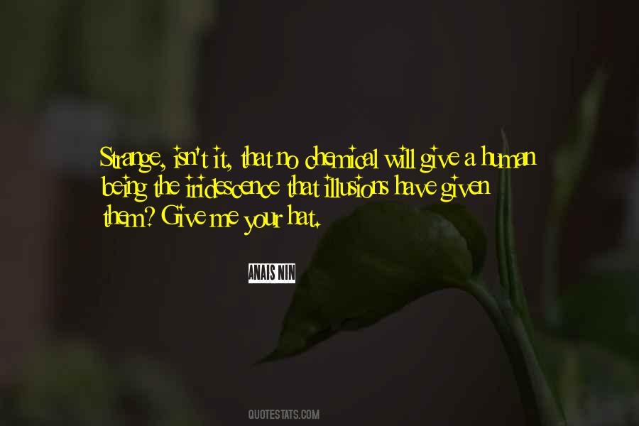 Quotes About Being Strange #694365