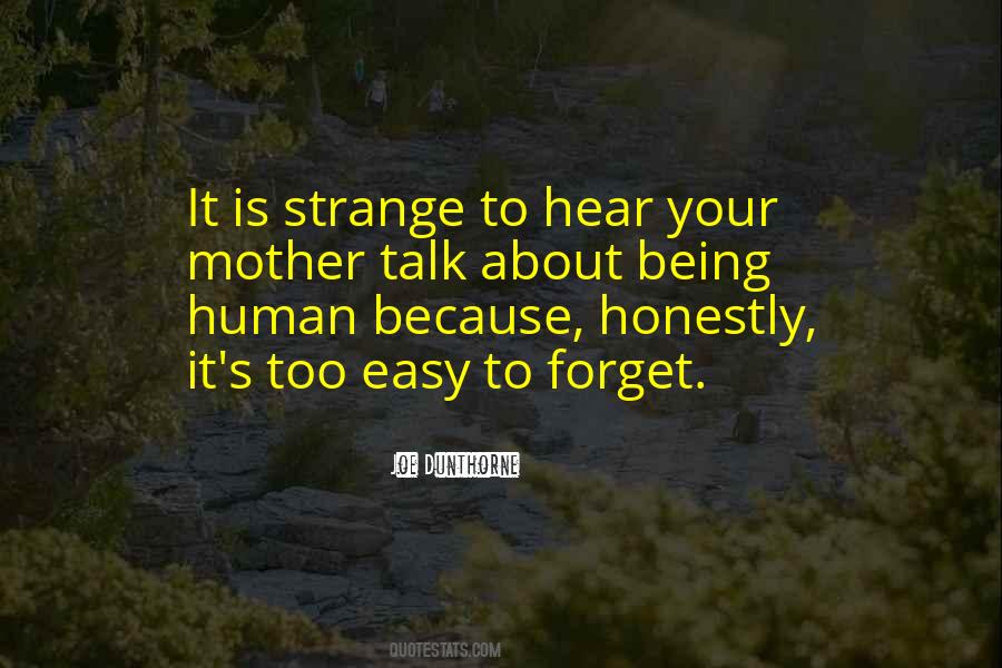 Quotes About Being Strange #821375