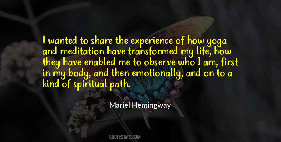 Transformed Life Quotes #1248233