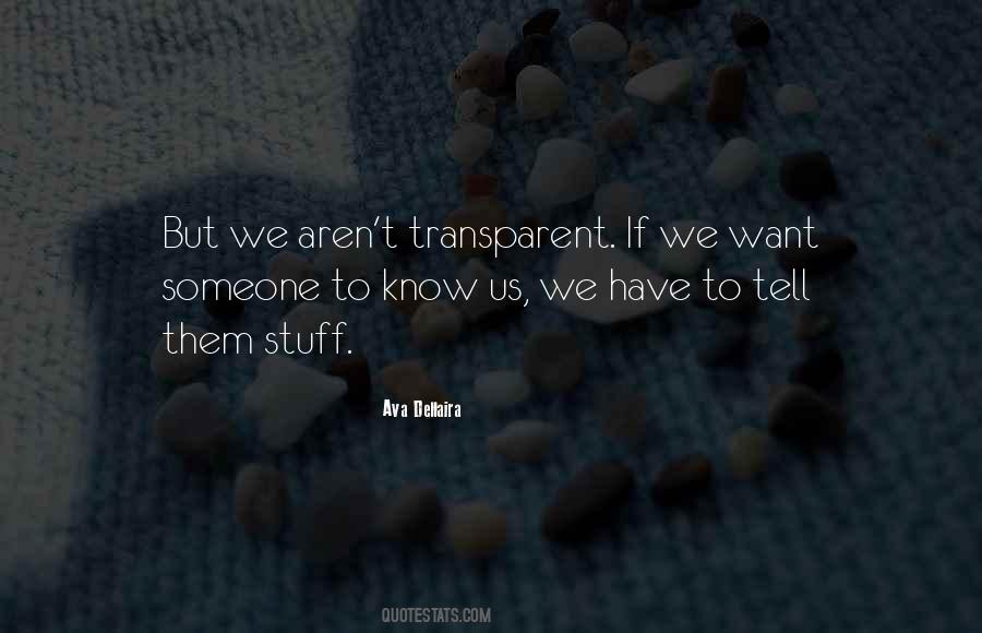 Transparent Things Quotes #52489