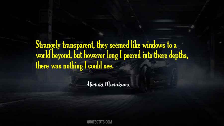 Transparent Things Quotes #59574