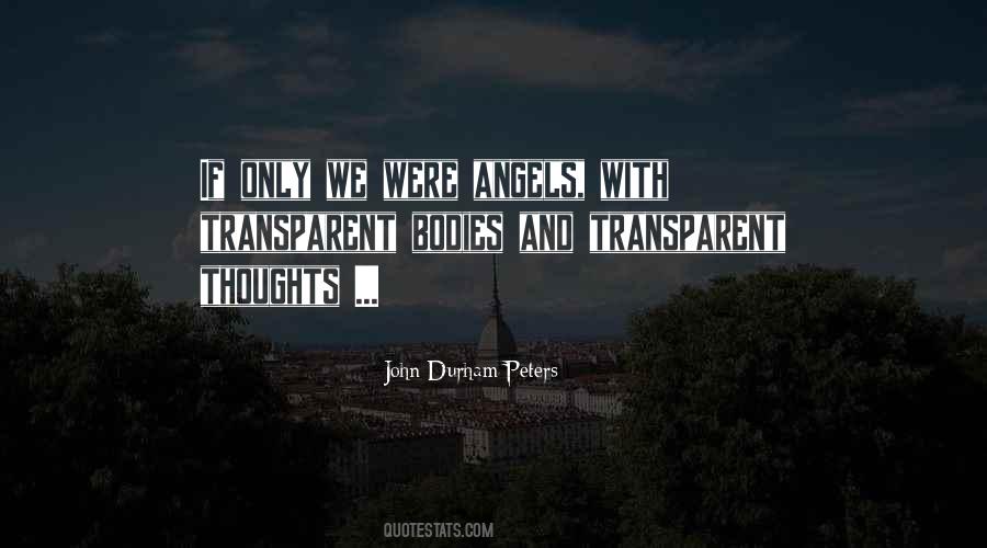Transparent Thoughts Quotes #1798322