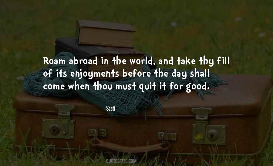 Travel Abroad Quotes #1780585