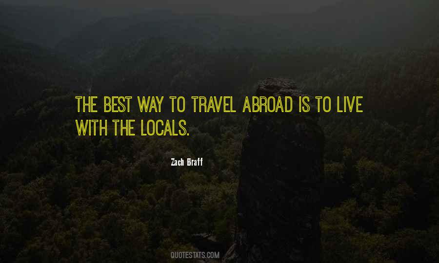 Travel Abroad Quotes #1843258