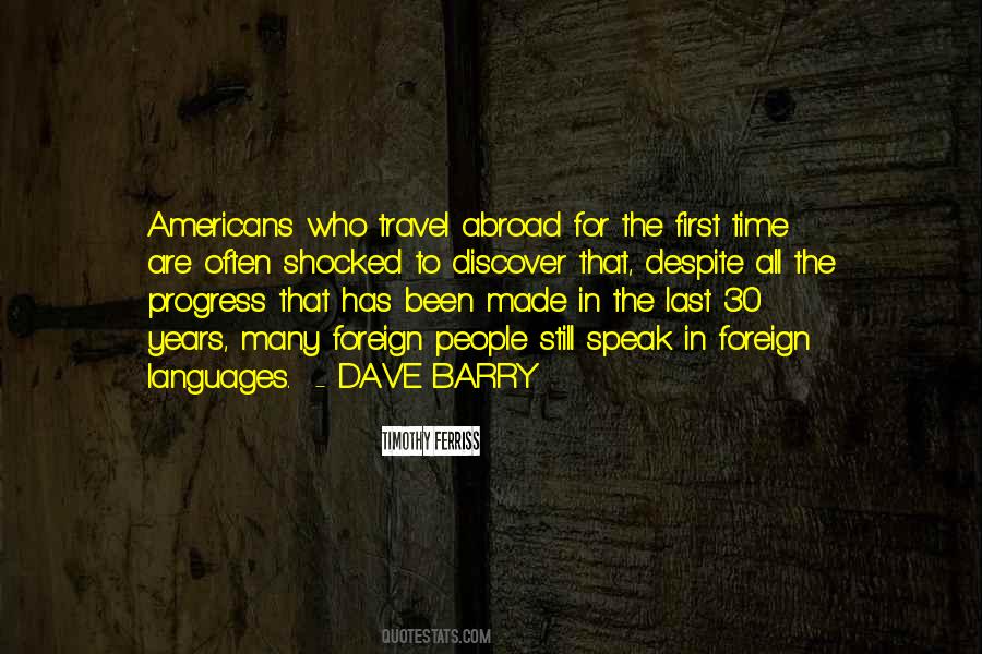 Travel Abroad Quotes #71684