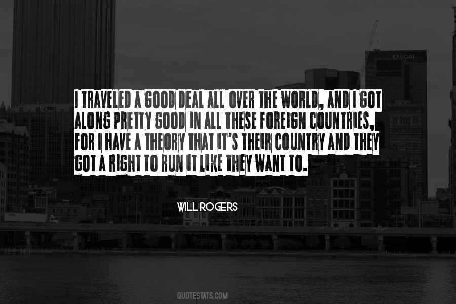 Travel All Over The World Quotes #1762948