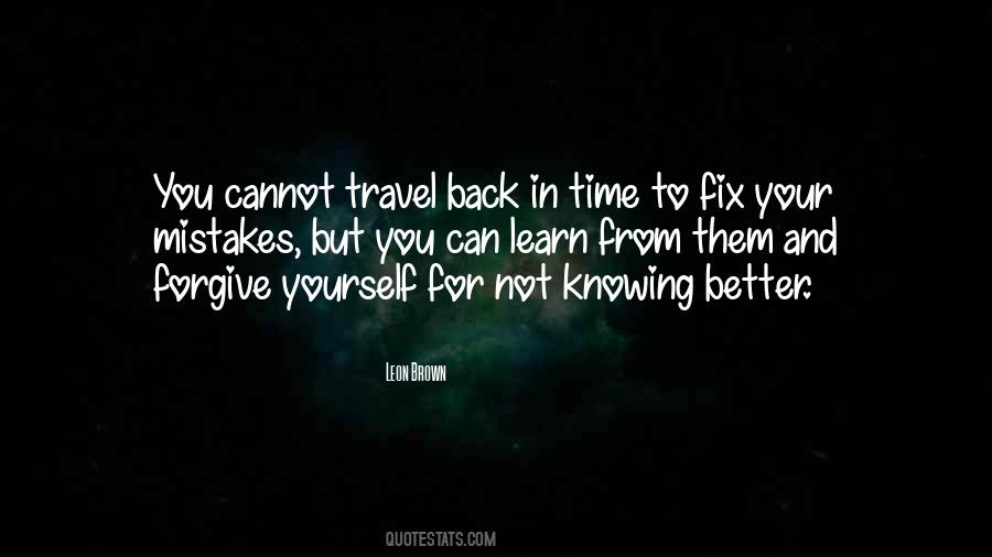 Travel Back In Time Quotes #1080068