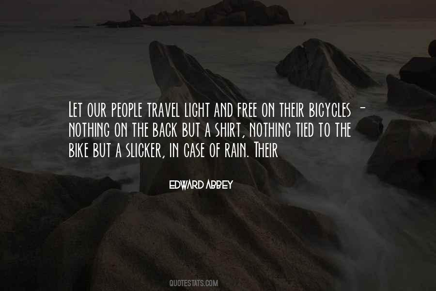 Travel In The Rain Quotes #330763