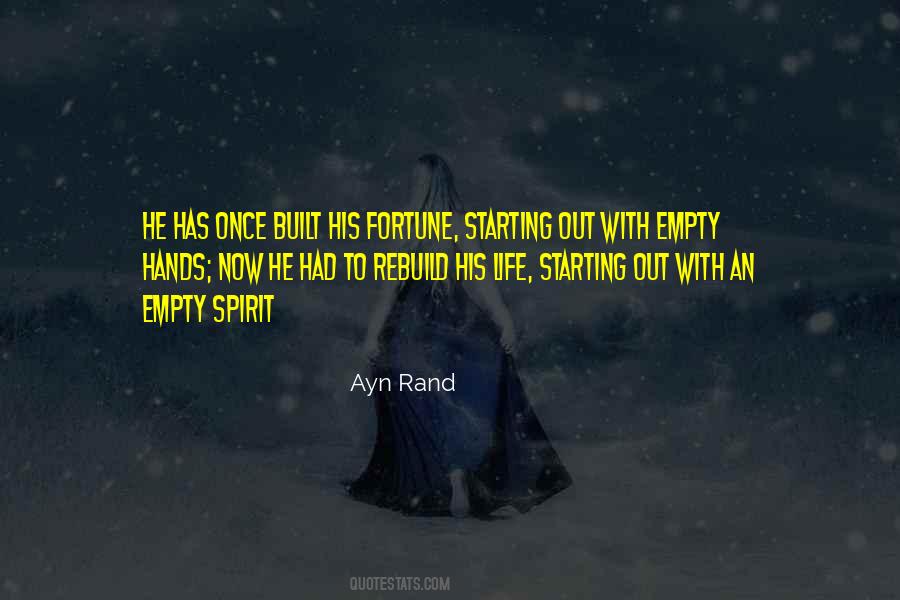 Quotes About An Empty Life #1521366