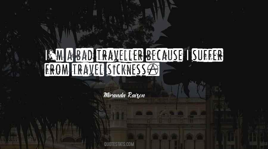 Travel Sickness Quotes #688858