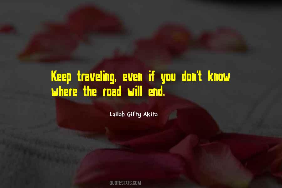 Travel The Road Quotes #81128