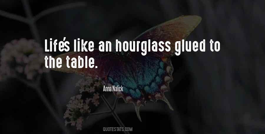 Quotes About An Hourglass #1777719