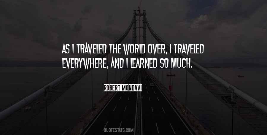 Traveled The World Quotes #1590688