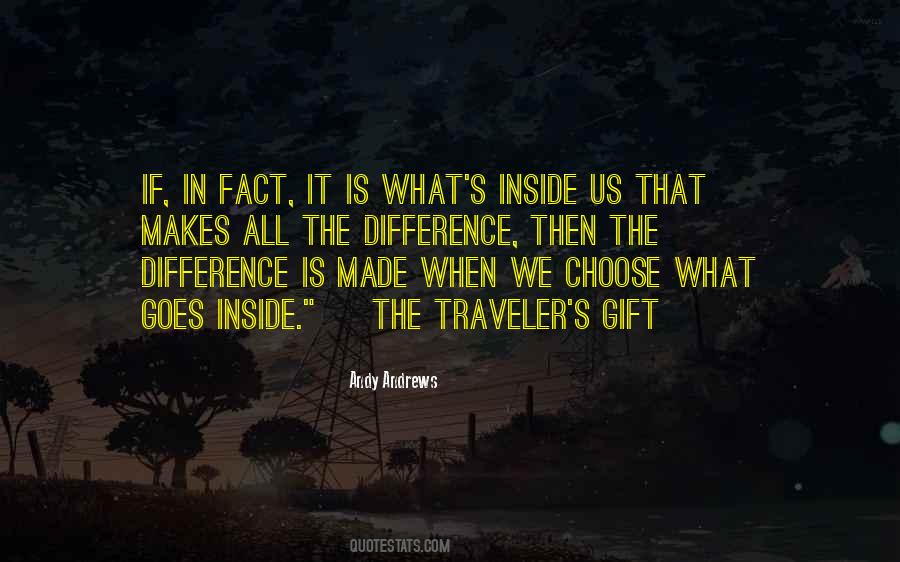 Traveler's Gift Quotes #130562