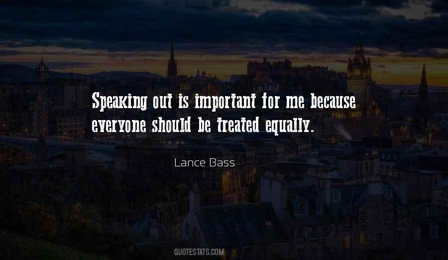 Treated Equally Quotes #891080