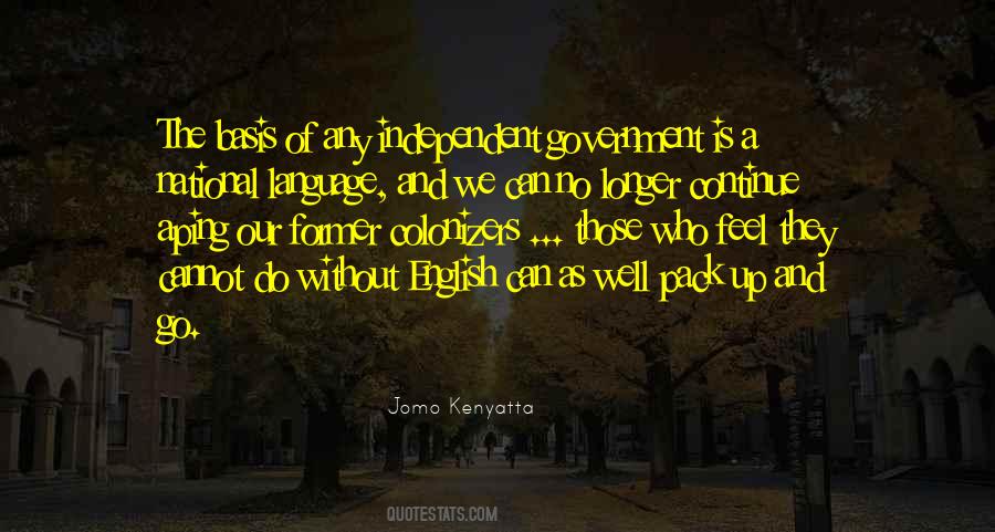 Quotes About Jomo Kenyatta #738742