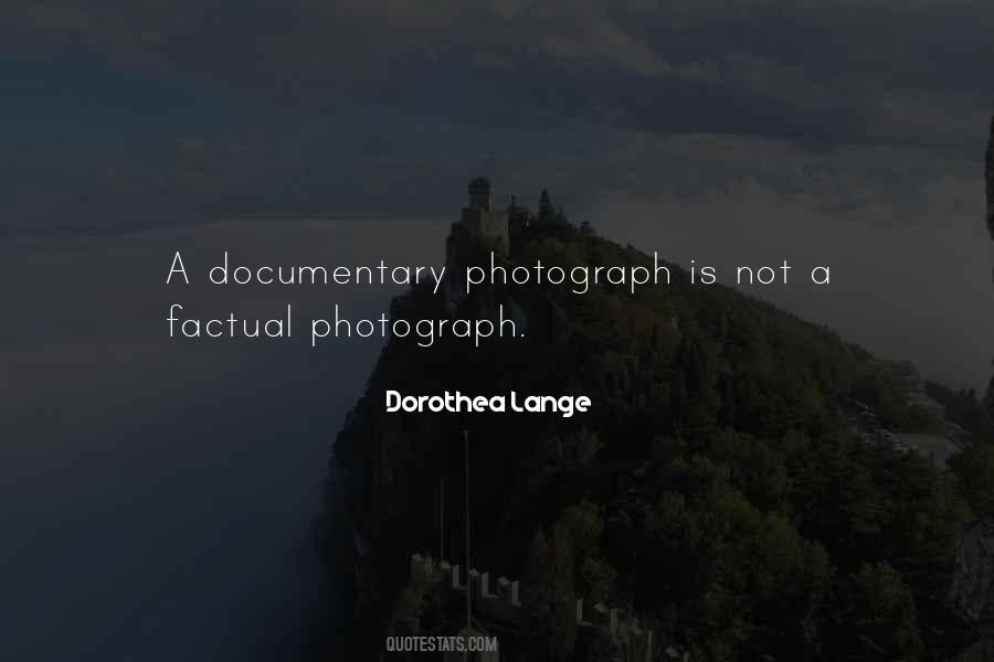 Quotes About Dorothea Lange #1410885
