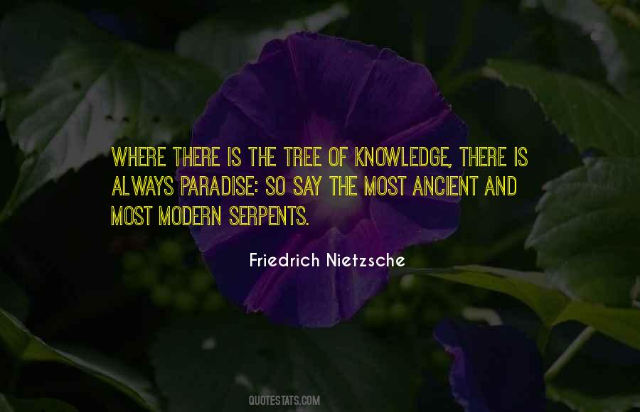 Tree Knowledge Quotes #1754575
