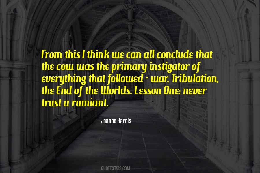 Tribulation Quotes #1644732