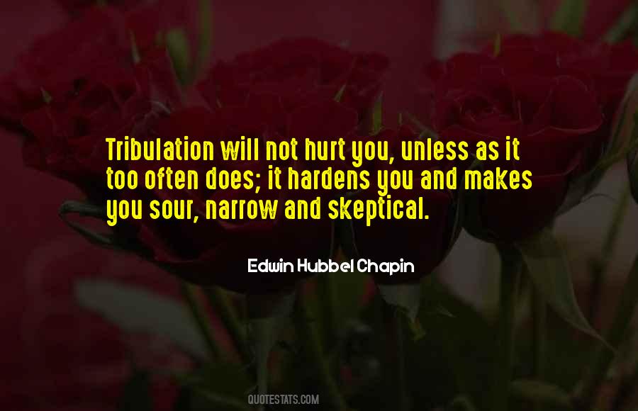 Tribulation Quotes #27914