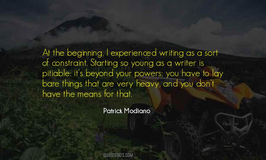 Quotes About Beginning Writing #131437