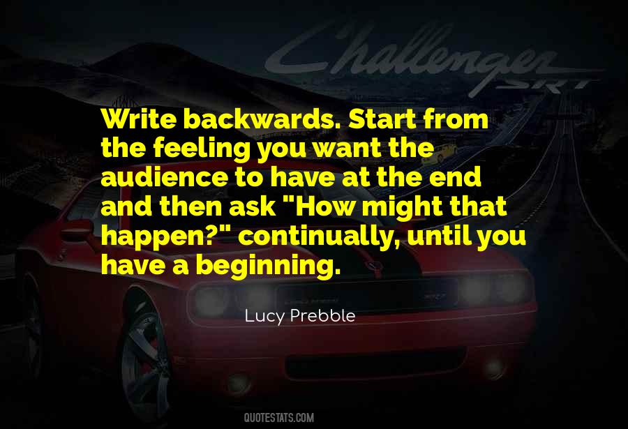 Quotes About Beginning Writing #46869