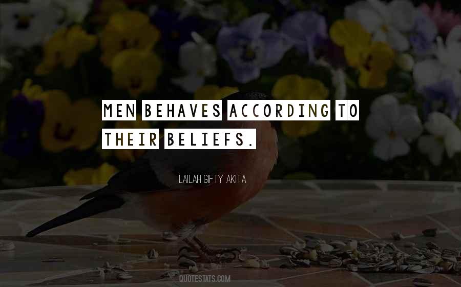 Quotes About Behaves #835083