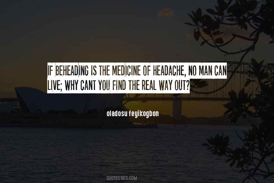 Quotes About Beheading #1633005