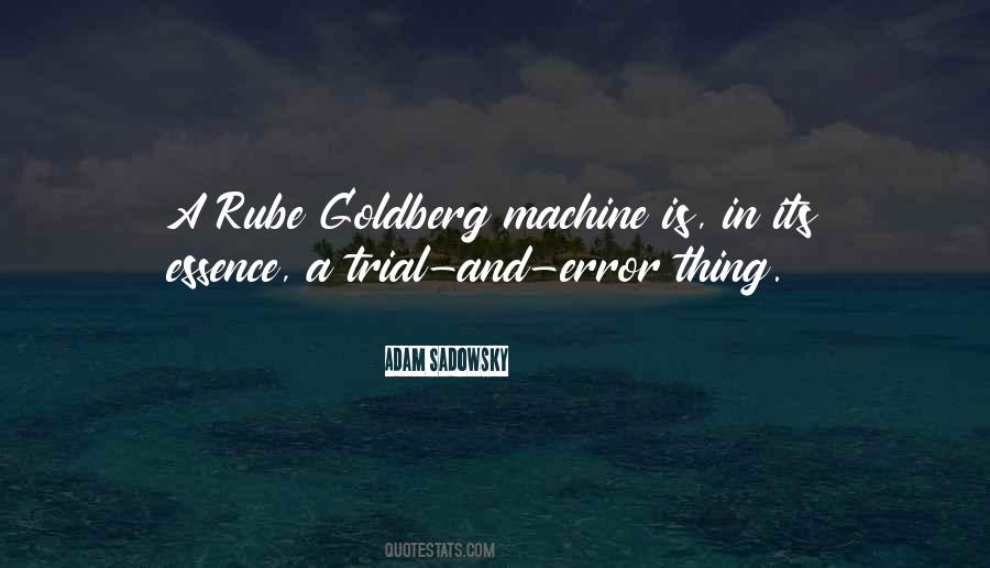 Quotes About Rube Goldberg #63824