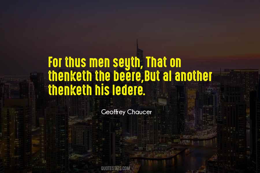 Quotes About Geoffrey Chaucer #598195