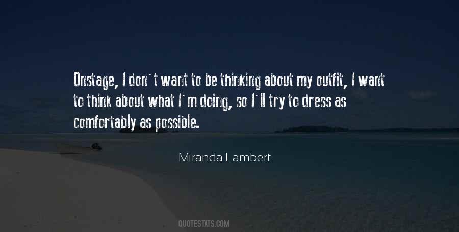 Quotes About Miranda Lambert #1076253