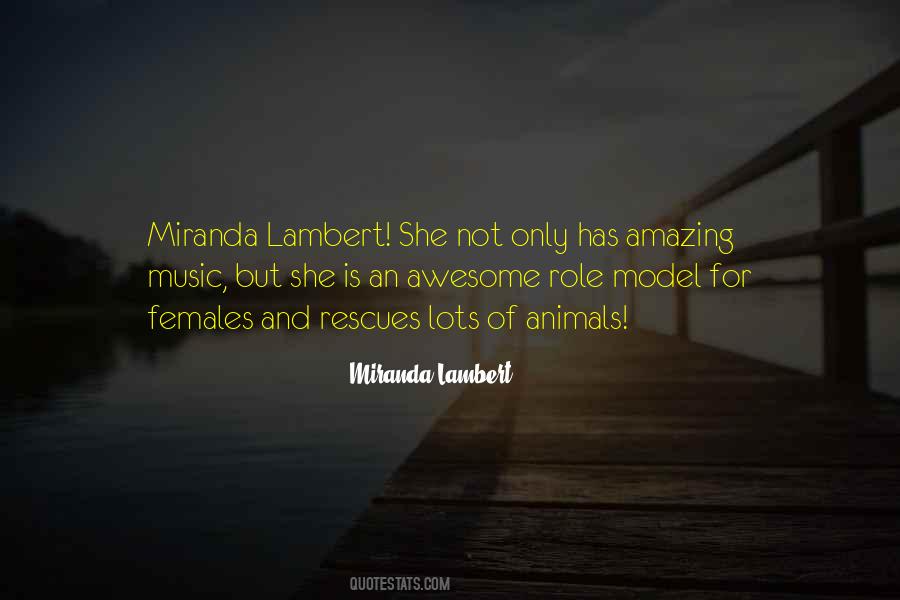 Quotes About Miranda Lambert #1131832