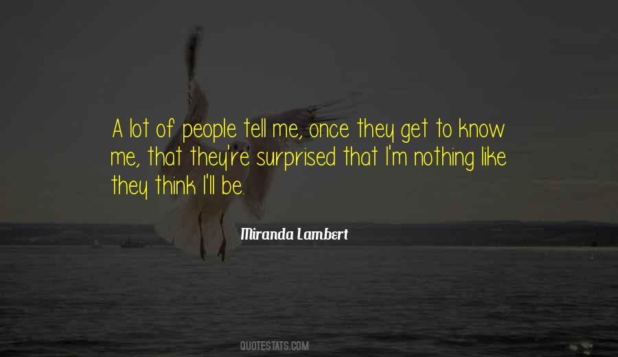 Quotes About Miranda Lambert #589328