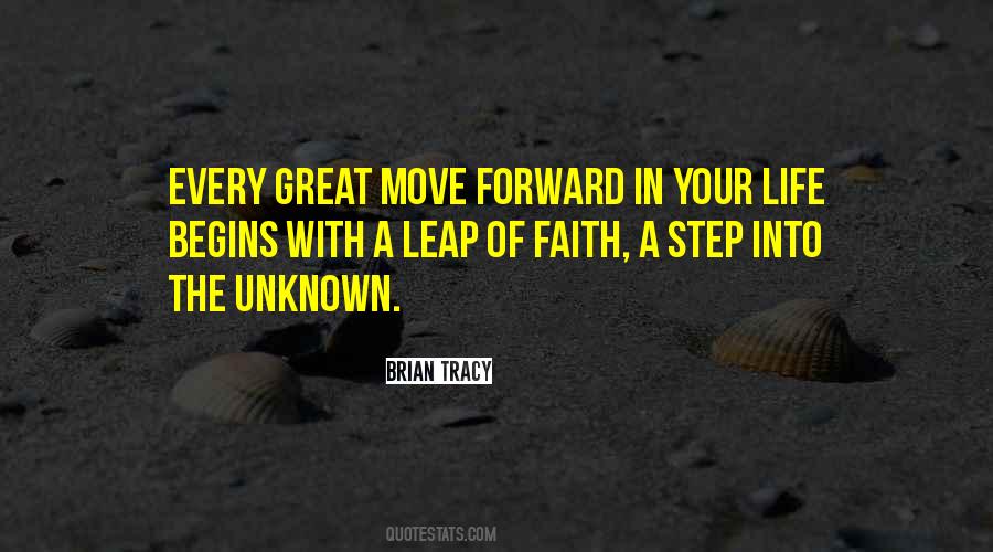 Quotes About Steps Of Faith #1447945