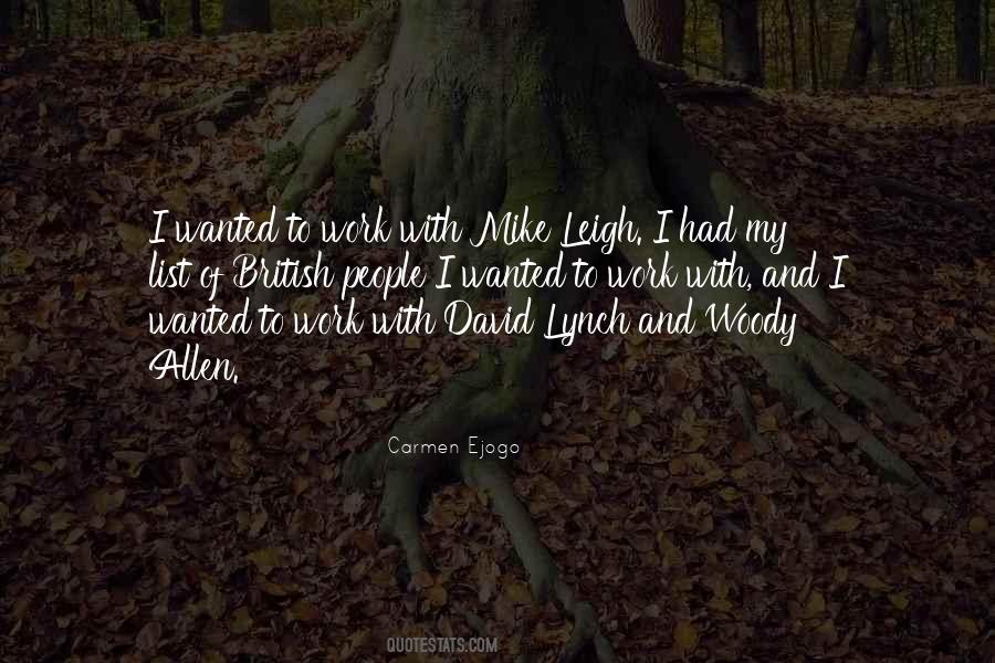 Quotes About David Lynch #342539