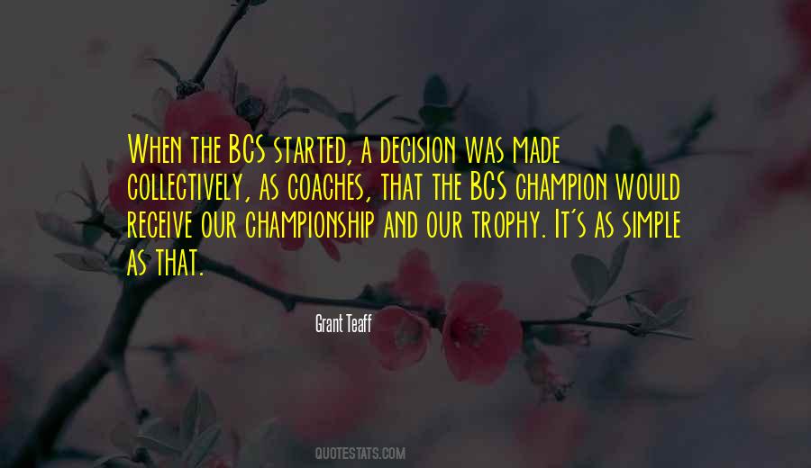 Trophy Quotes #354537