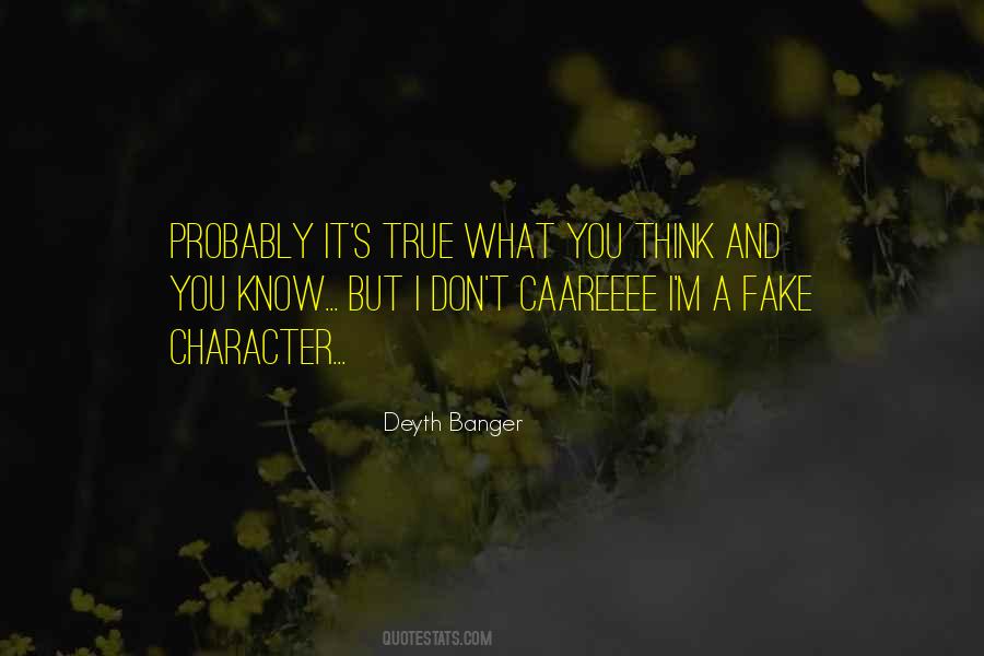 True Fake Quotes #717314